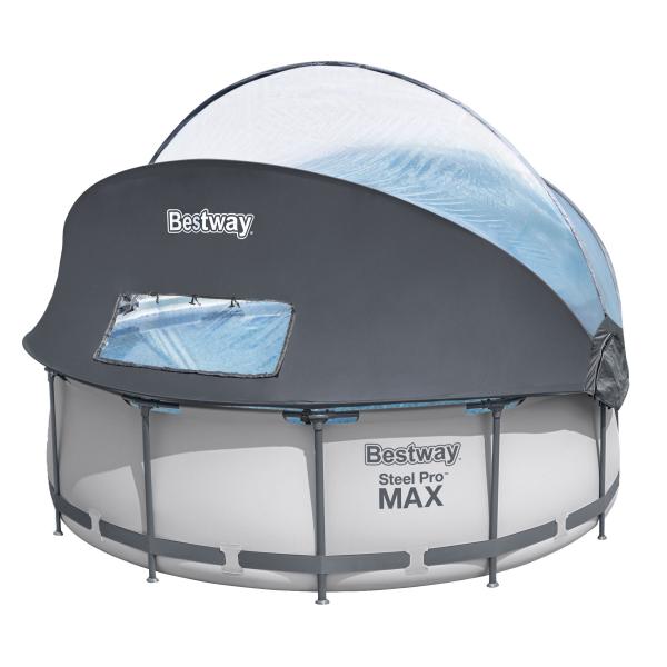 Bestway Steel Pro MAX med dome ø366x100cm