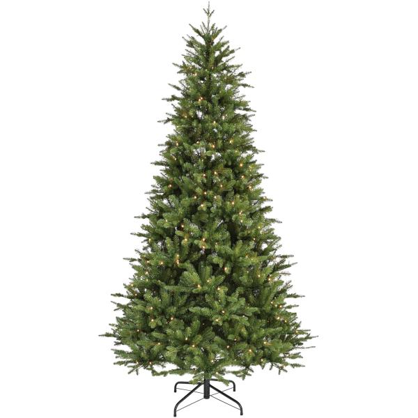 Nordisk juletræ med lys og timer 300cm