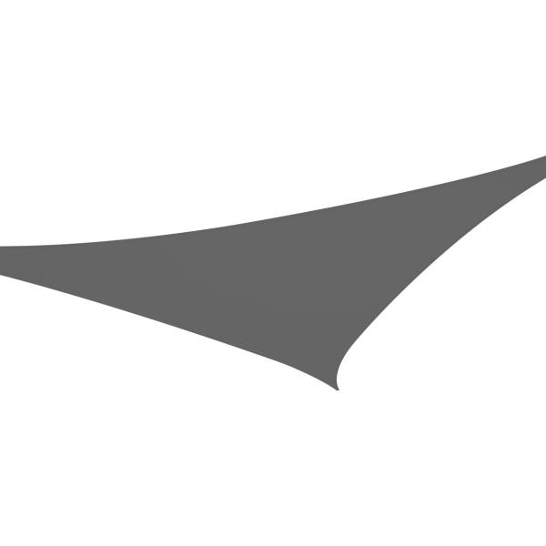 Solsejl antracitgrå PRO 3,6×3,6×3,6m