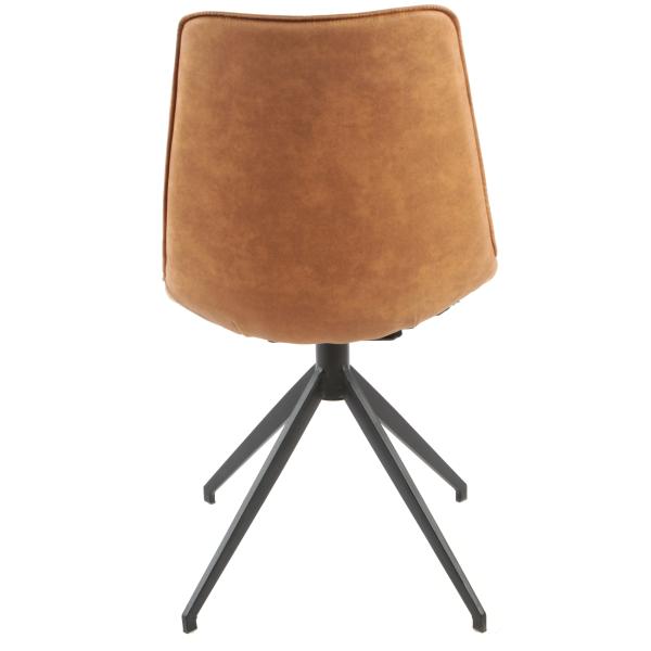 Sanne med drejefunktion cowboystof cognac