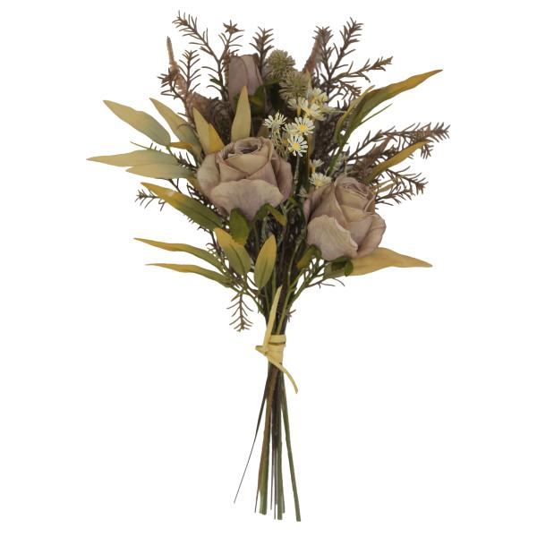 Buket roser beige/rosa