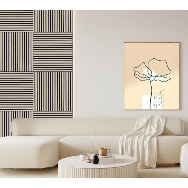 Akustikpanel lys eg 60x60,5x1,3cm