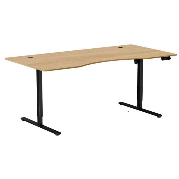 Hæve sænkebord PLUS natur 200x100cm