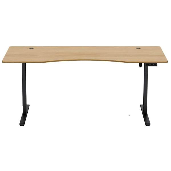 Hæve sænkebord PLUS natur 200x100cm
