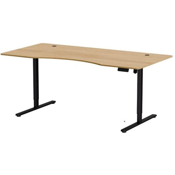 Hæve sænkebord PLUS natur 200x100cm