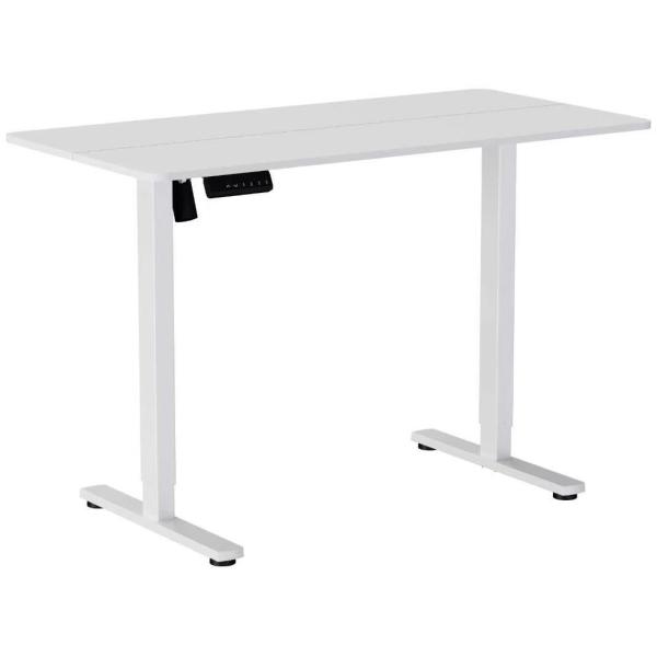 Hæve sænkebord hvid 120x60cm