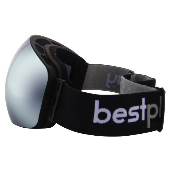 Bestplay skibrille voksen sølv