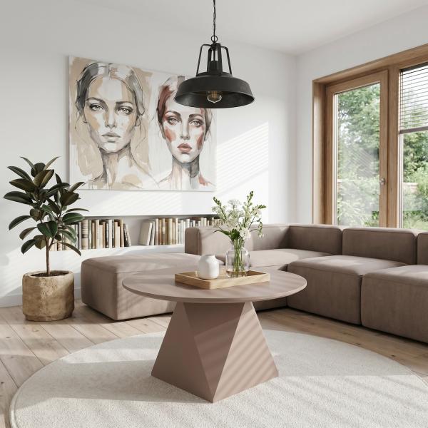 Aura mokka mousse ø80x45cm