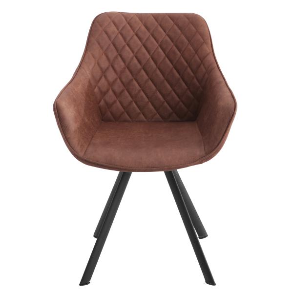 Malene suede brun