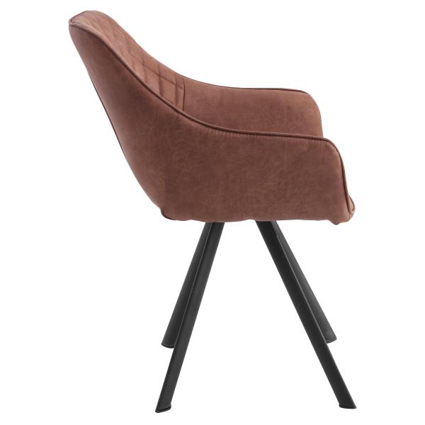 Malene suede brun