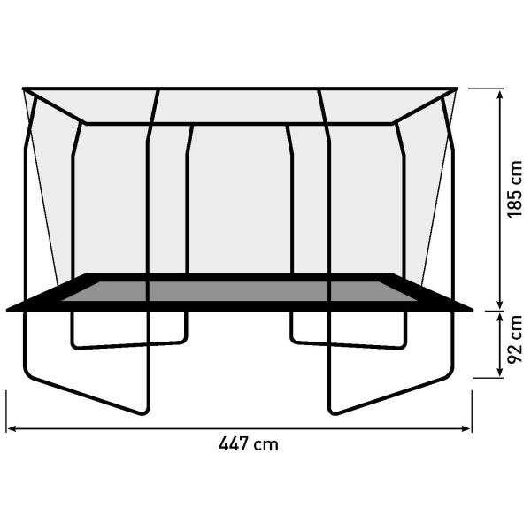 Bestplay Premium firkantet 447x280cm
