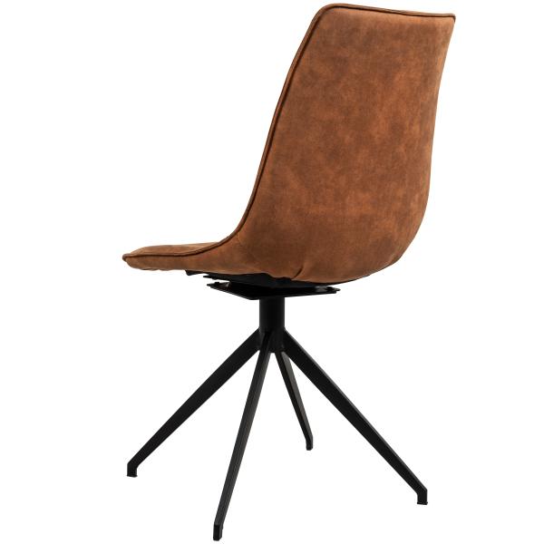 Sanne med drejefunktion cowboystof cognac