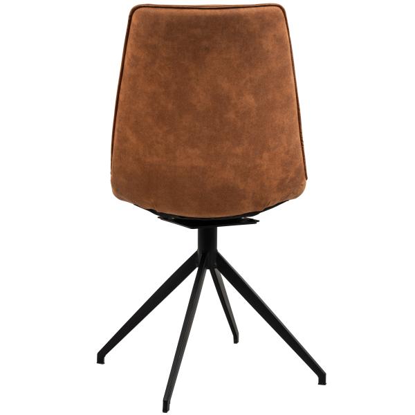 Sanne med drejefunktion cowboystof cognac