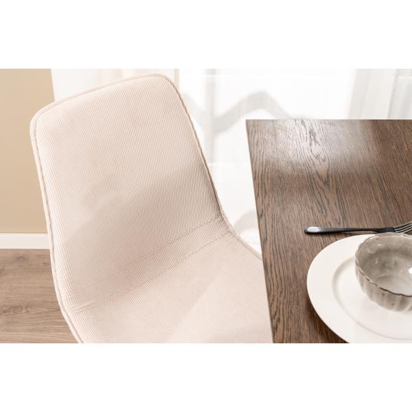 Sanne med drejefunktion fløjl creme