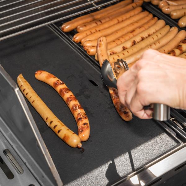 Premium gasgrill med 4 brændere og sideblus