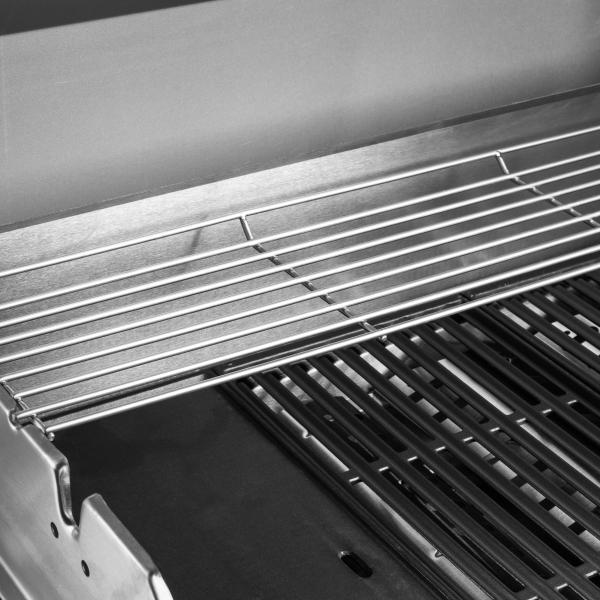Premium gasgrill med 4 brændere og sideblus