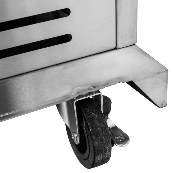 Premium gasgrill med 4 brændere og sideblus