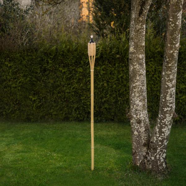 Bambusfakkel natur 150cm