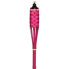 Bambusfakkel pink 150cm 
