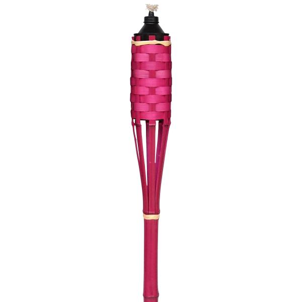 Bambusfakkel pink 150cm