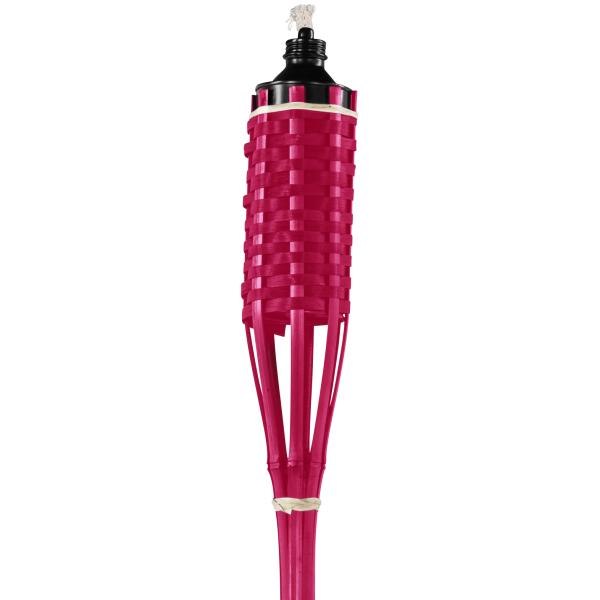 Bambusfakkel pink 150cm