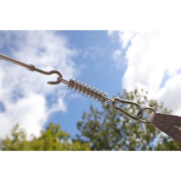 Solsejl grå LUX 5x5m