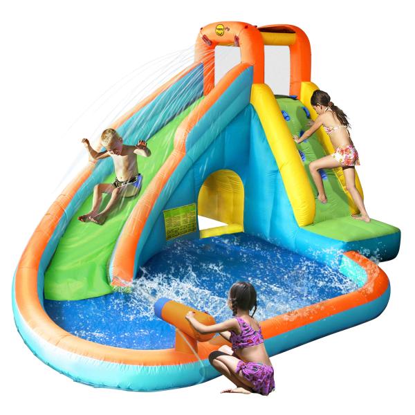 Happy Hop Water Slide m. pool