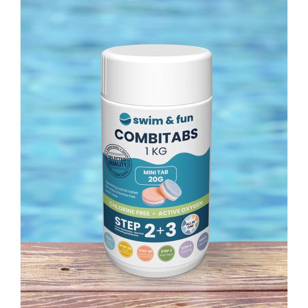 Swim & Fun CombiTabs klorfri 3 i 1