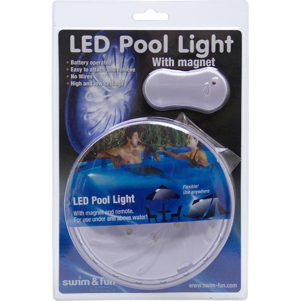 Swim & Fun pool lys med magnet