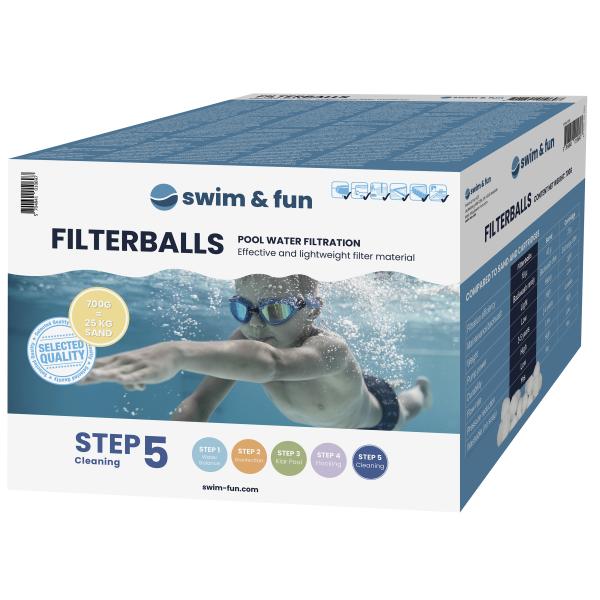 Swim & Fun filterkugler 700g