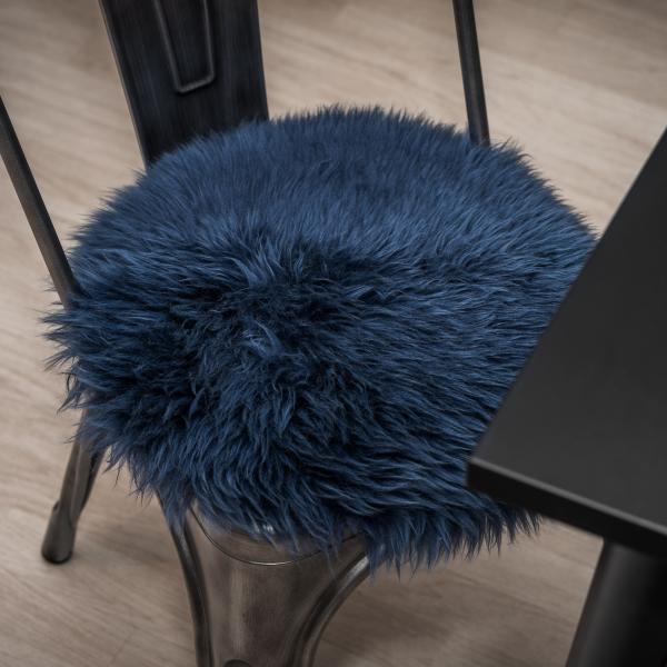 Lammeskindshynde mørkeblå ø34cm