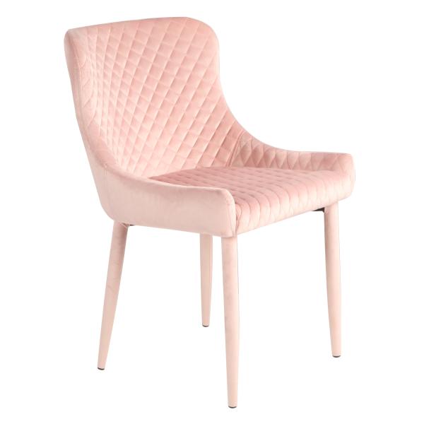 Merle velour lyserød