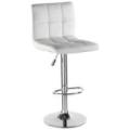 Barstol Krom Hvid 47X48X90-111Cm Barstol