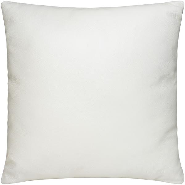 Pude læder creme 38x38cm