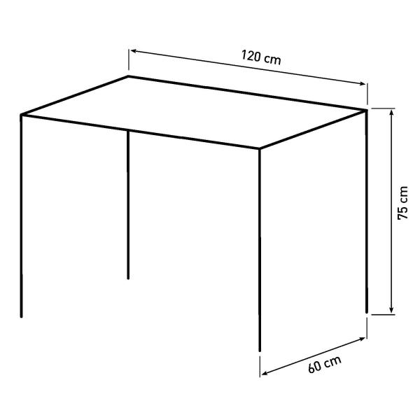 LaCroix sort 120x60x75cm