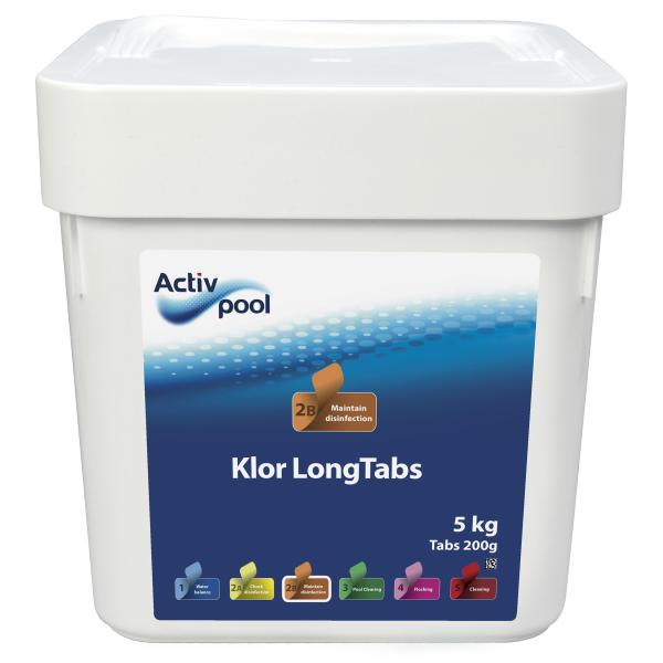 Swim and Fun Klor LongTabs 200g, 5 kg.