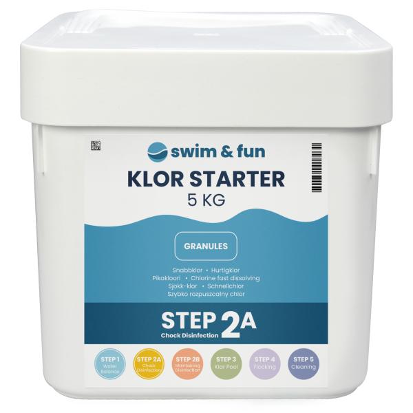 Swim & Fun Klor Starter granulat 5 kg