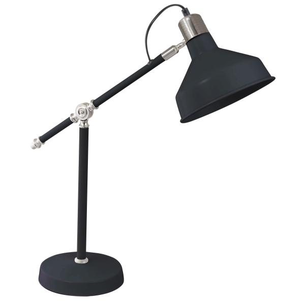 2: Homeville Imperial bordlampe sort 19x42x46cm