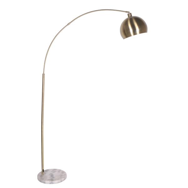 Homeville Birmingham standerlampe børstet stål 31x120x205cm