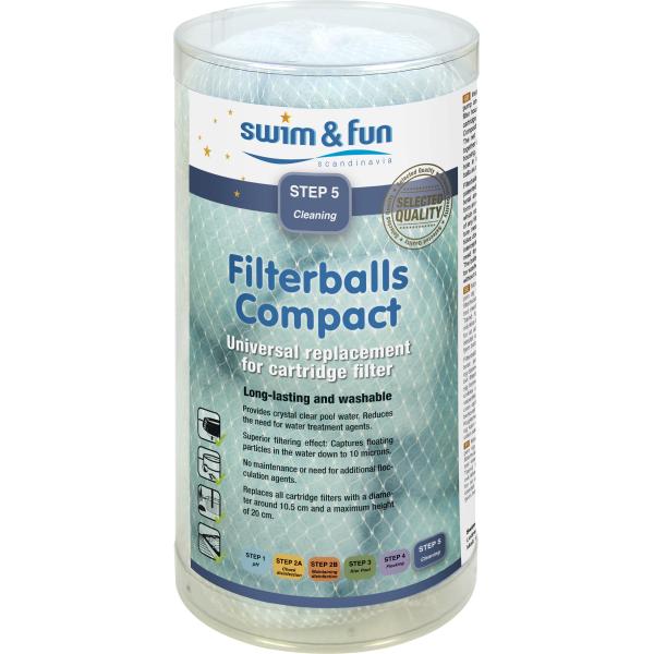 Se Swim & Fun Filterballs compact tube ø10,5cm h20cm hos Moreland