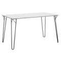 Toulouse Spisebord Hvid 130X75X75Cm Spisebord
