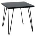 Toulouse Sidebord Sort 50X50X50Cm