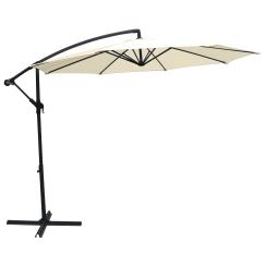 Hængeparasol beige 3m parasol