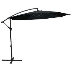 Hængeparasol sort 3m parasol