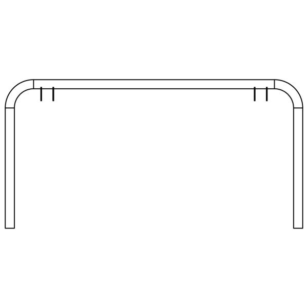 Bestplay øverste u-rør til rebounder 130x130