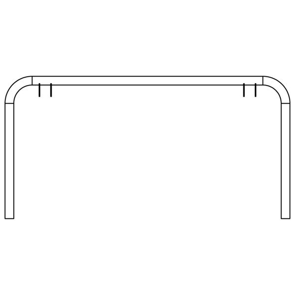 Bestplay øverste u-rør til rebounder 130x130