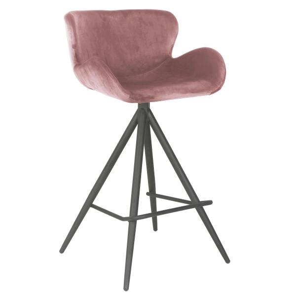 varemærke kort Eksklusiv Vigga velour rosa - Pris 499,- kr. - 10+ stk. på eget lager. - moreland.dk