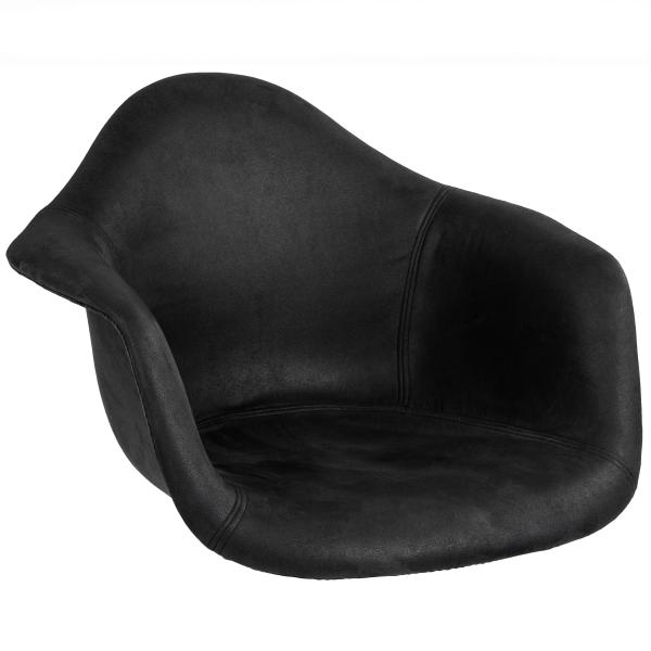 Billede af Homeville Stolesæde Lucas sort suede