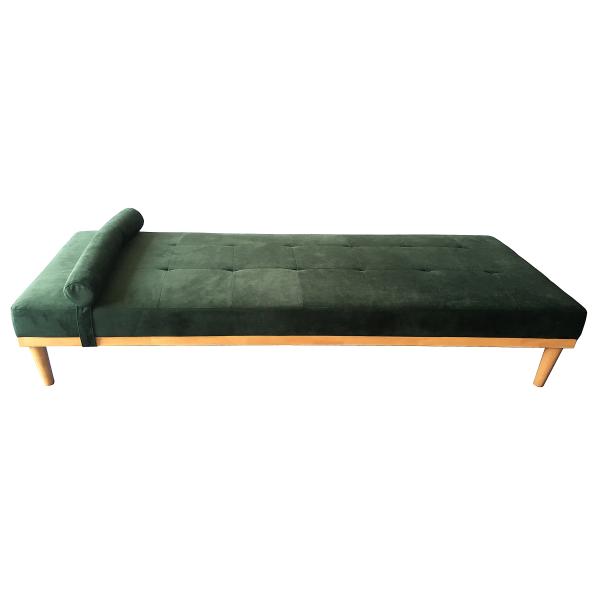 Billede af Homeville Bronx velour mørkegrøn 200x80x40cm