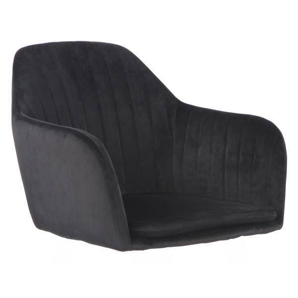 Stolesæde Liva velour sort